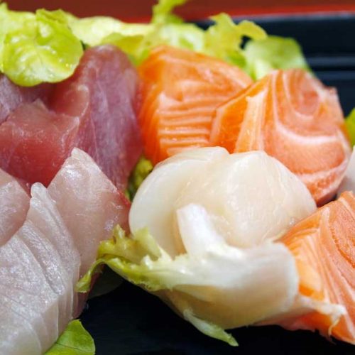 Ingredientes sushi frescos y naturales