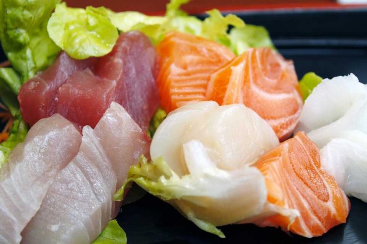 Ingredientes sushi frescos y naturales