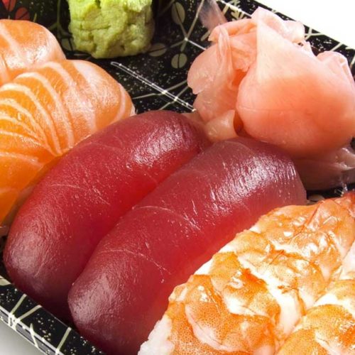 Nigiri variado de pescado - sushi a domicilio