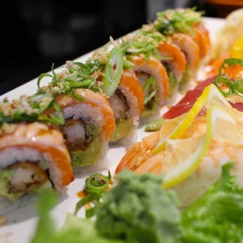 Rollo Tataki de Langostino